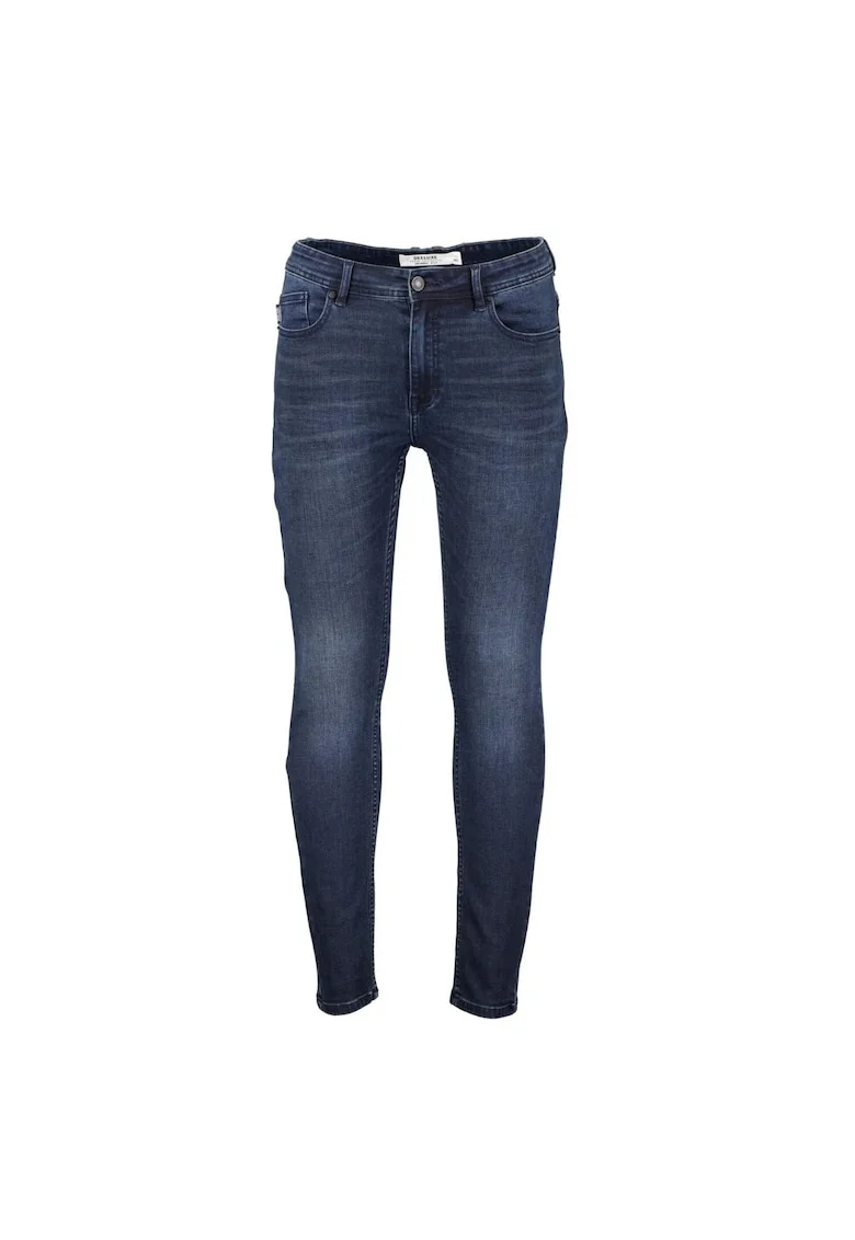 Blugi baieti,  Bumbac/Poliester, Bleumarin,