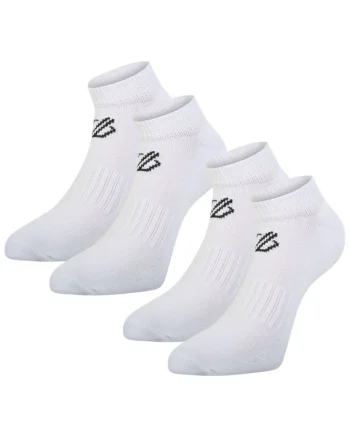 Sosete sport unisex  set 2 perechi, alb, bumbac, respirabil,