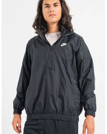 Jacheta Sportswear Windrunner, Alb/Negru