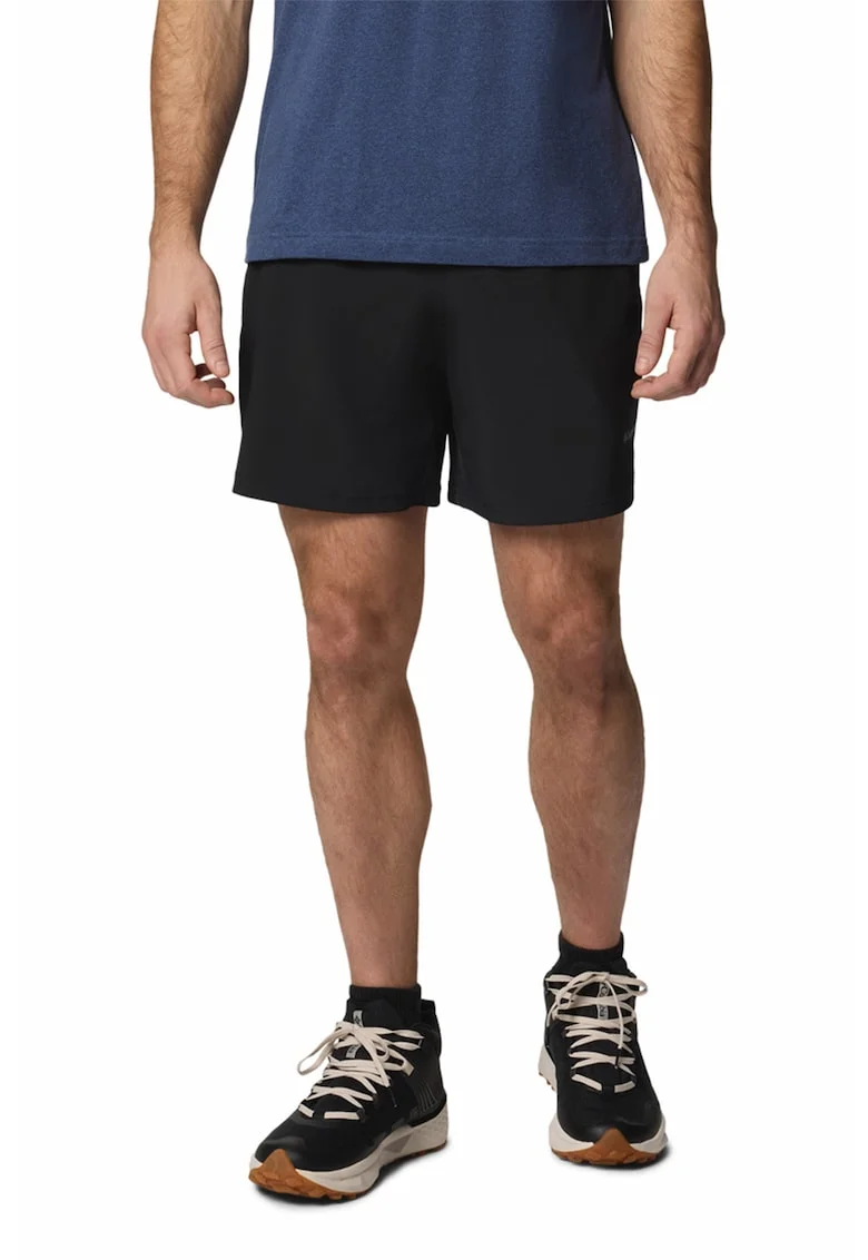 Pantaloni scurti cu buzunare laterale, Negru
