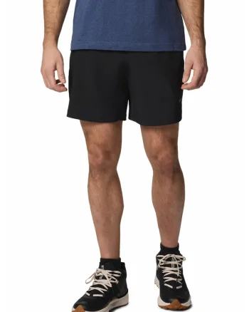 Pantaloni scurti cu buzunare laterale, Negru