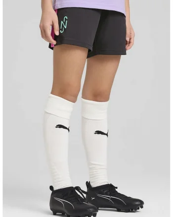 Pantaloni scurti cu logo, pentru fotbal, Fucsia/Gri antracit