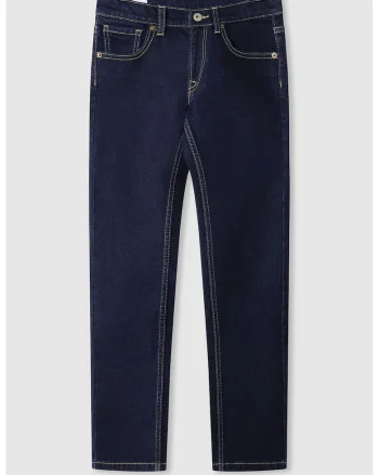 Blugi cu talie joasa, Bleumarin