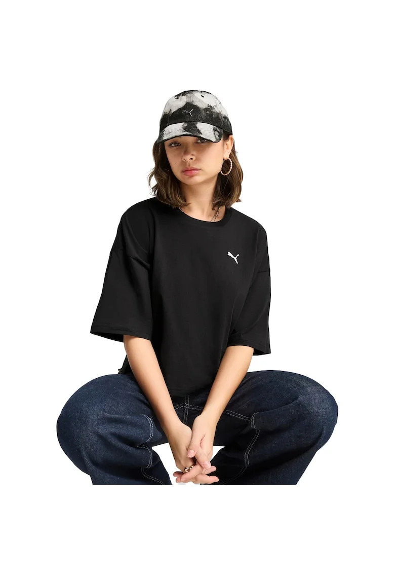 Tricou femei  Wardrobe Ess Oversized Short Tee Bl, Negru