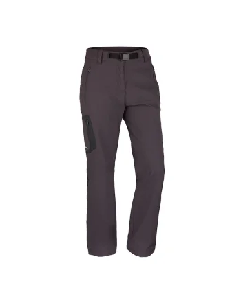 Pantaloni elastici de trekking extra lungi pentru femei Mattie, Argintiu inchis