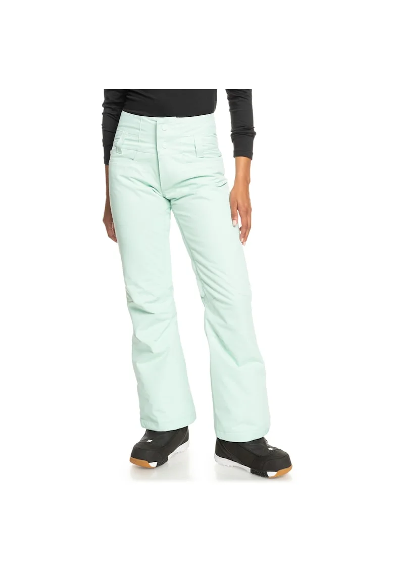 Pantaloni de schi dama,  Poliester, Verde, Verde