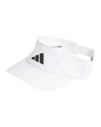 Vizor unisex cu logo pentru antrenament, Negru/Alb optic