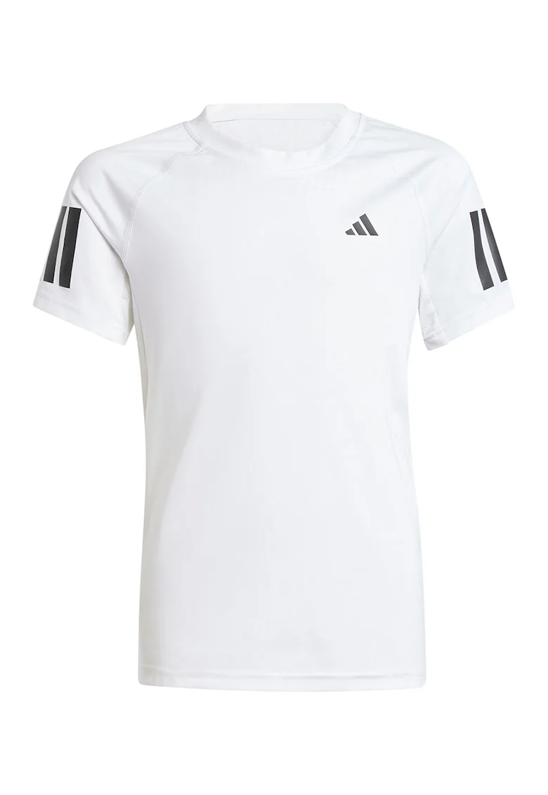 Tricou pentru tenis Club, Negru/Alb optic