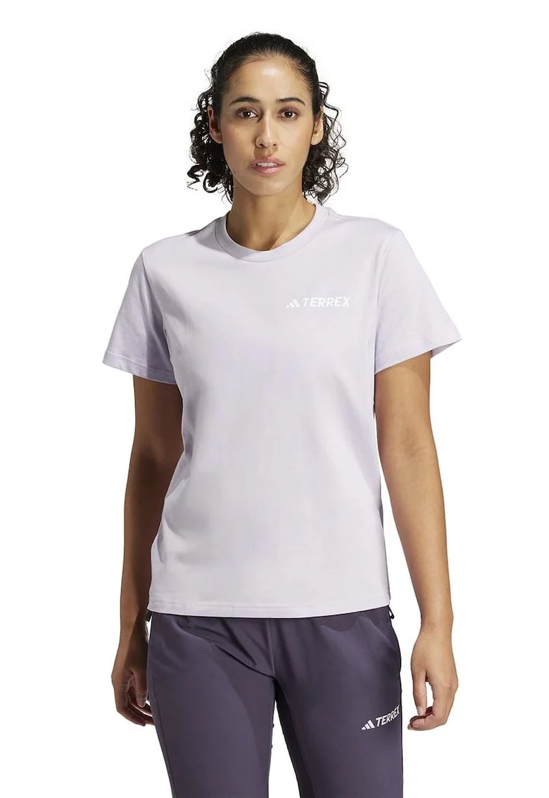 Tricou cu imprimeu pentru drumetii, Lila