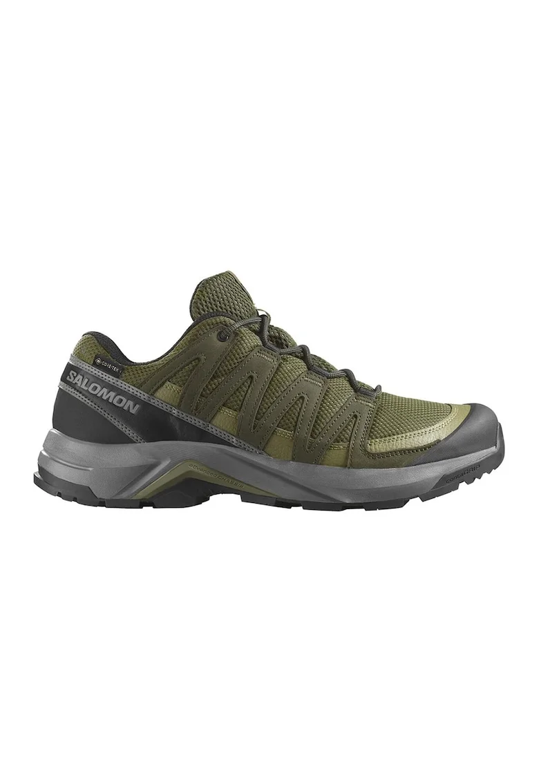 Pantofi cu tehnologie Gore-Tex, pentru drumetie X-Adventure Recon, Verde masliniu