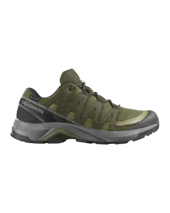 Pantofi cu tehnologie Gore-Tex, pentru drumetie X-Adventure Recon, Verde masliniu