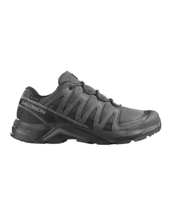 Pantofi cu tehnologie Gore-Tex pentru drumetii X-Adventure Recon, Negru/Gri antracit