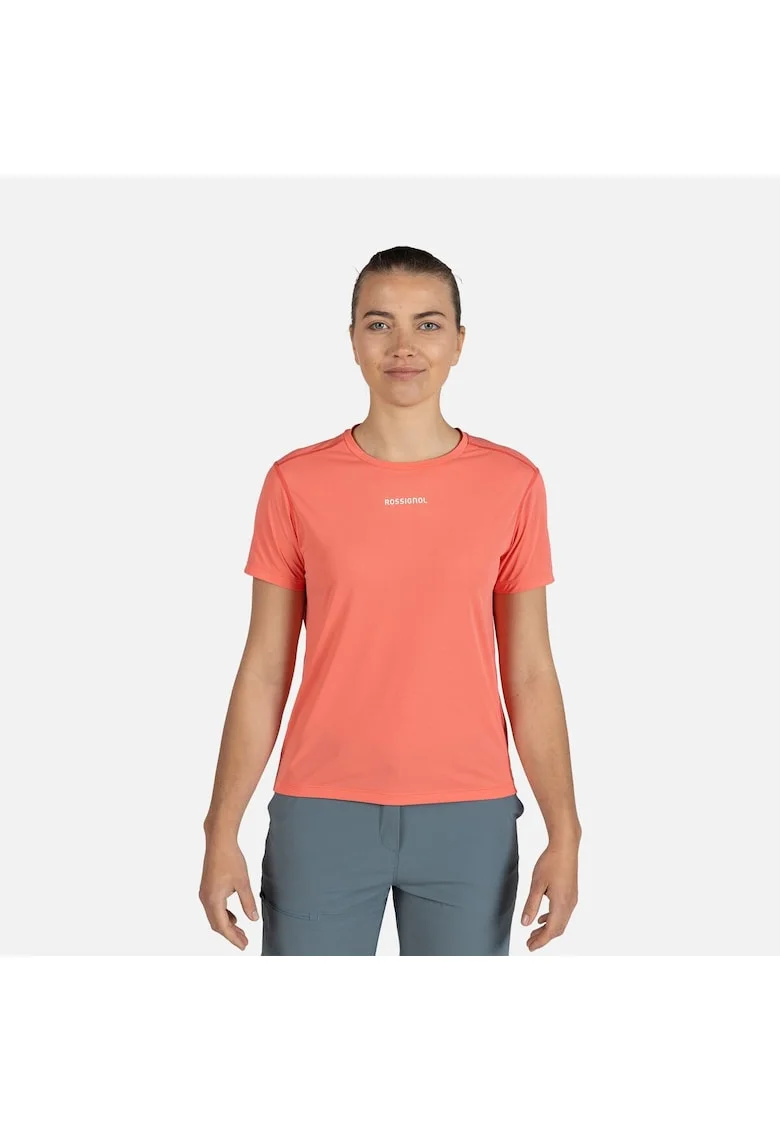 Tricou  Sidelhorn Tee, portocaliu, pentru dama, Portocaliu