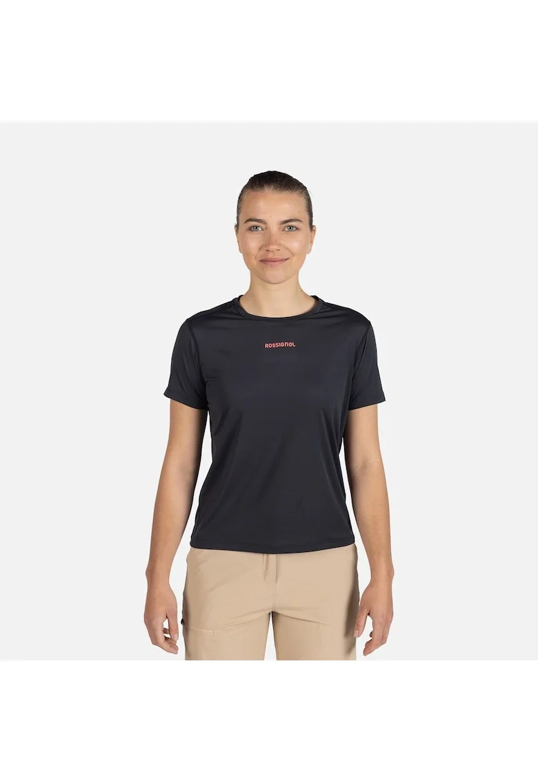 Tricou  Sidelhorn Tee, negru, pentru dama, Negru