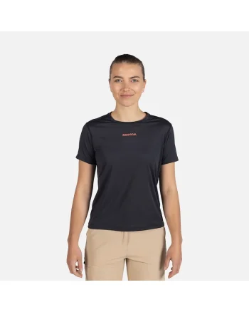 Tricou  Sidelhorn Tee, negru, pentru dama, Negru