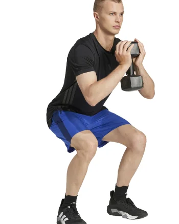 Pantaloni scurti cu buzunare cu fermoar pentru fitness, Albastru/Bleumarin
