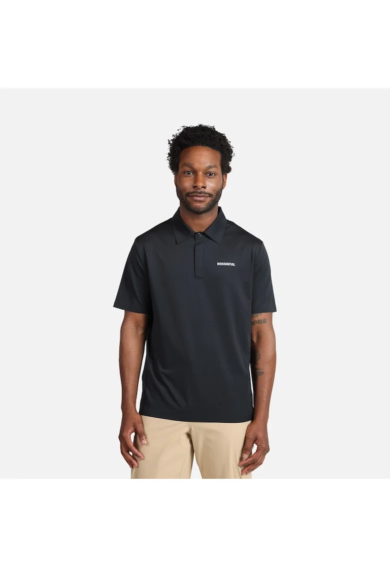 Tricou polo  Lycian Polo, negru, pentru barbati, Negru