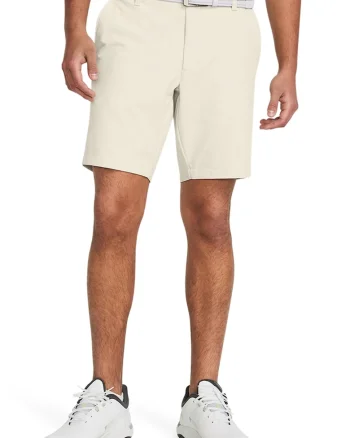 Pantaloni scurti conici pentru golf Drive, Alb fildes