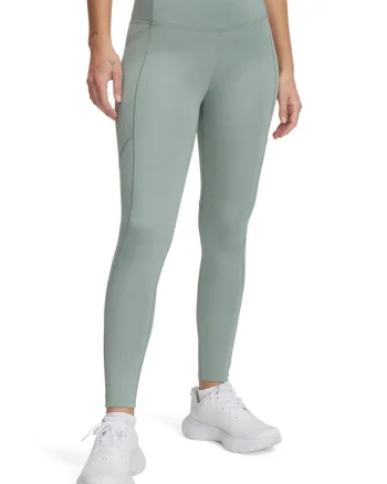 Colanti cu talie inalta pentru alergare Launch, Verde deschis