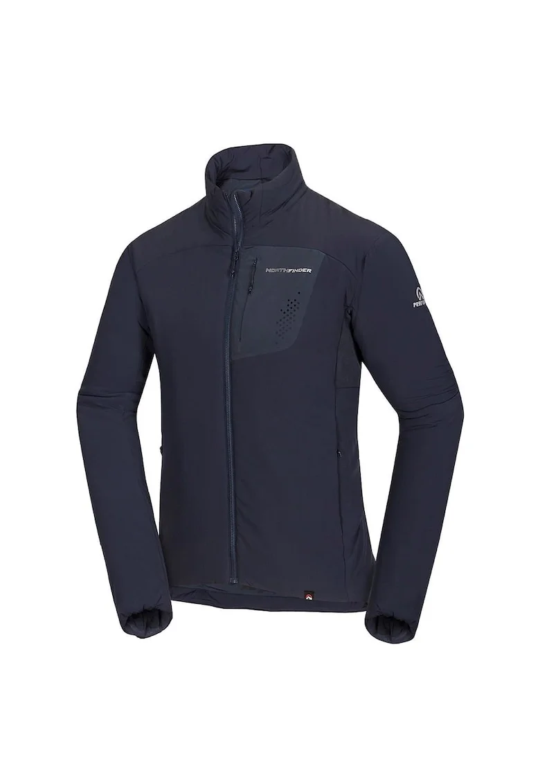 Jacheta hybrida PrimaLoft® ThermoPlume® slim fit pentru barbati Smrek, Albastru inchis