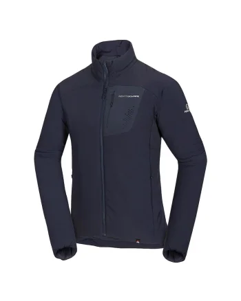 Jacheta hybrida PrimaLoft® ThermoPlume® slim fit pentru barbati Smrek, Albastru inchis