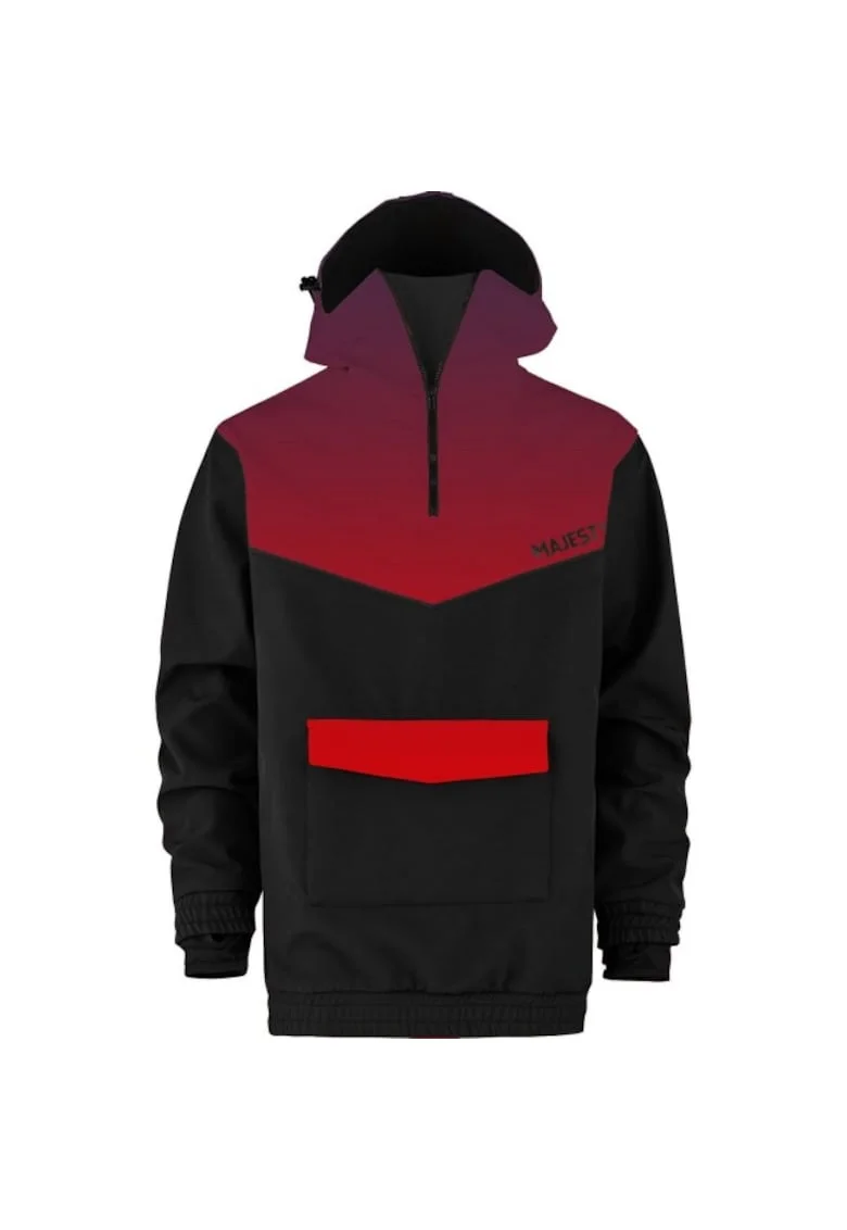 Geaca softshell  Softshell Anorak, Negru/Rosu, Unisex,