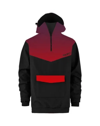 Geaca softshell  Softshell Anorak, Negru/Rosu, Unisex,