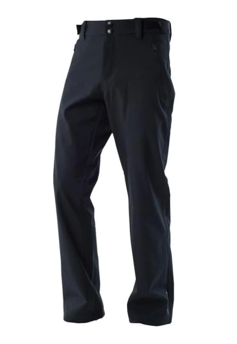 Pantaloni trekking din softshell 3L 5K/5K barbati Chad, Negru