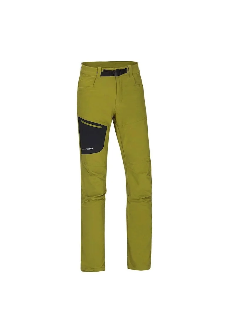 Pantaloni elastici de drumetie pentru barbati Micah, Verde