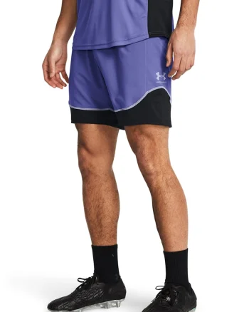 Pantaloni scurti pentru fotbal Challenger Pro, Negru/Ametist