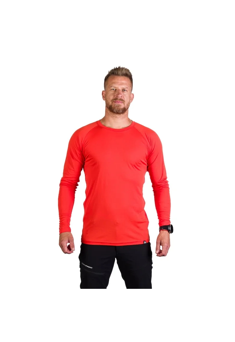 Tricou din Polartec® Power Dry® barbati Alphubel, Rosu
