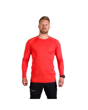 Tricou din Polartec® Power Dry® barbati Alphubel, Rosu