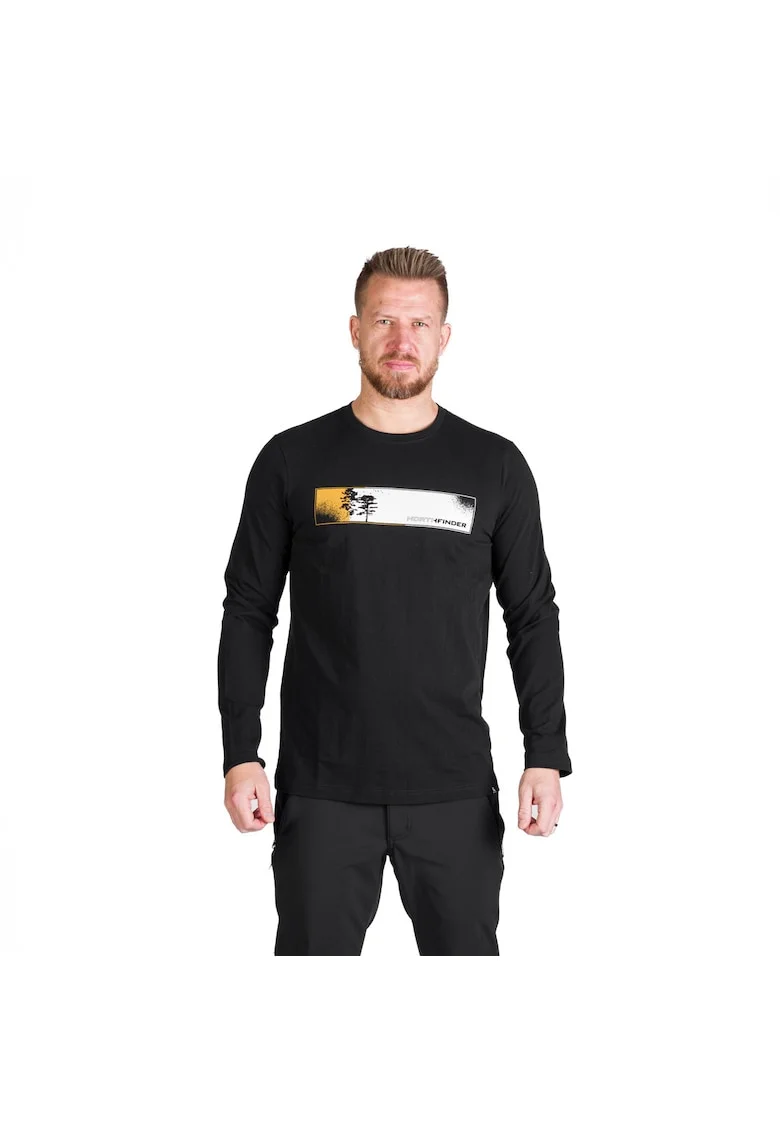 Tricou bumbac barbati Rush, Negru