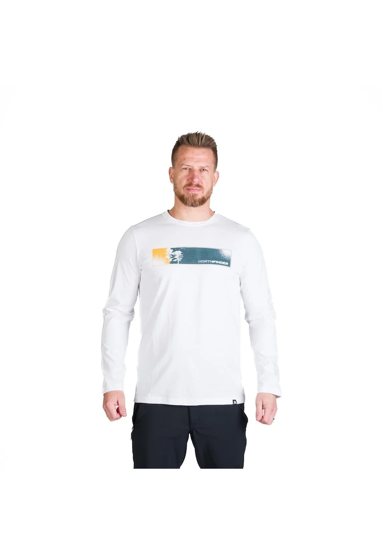 Tricou bumbac barbati Rush, Alb
