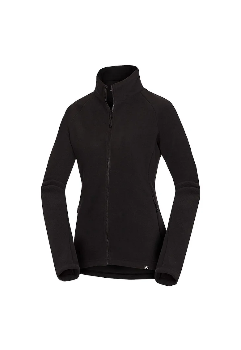 Bluza fleece polar pentru femei Polartec® Micro200 Priecna, Negru