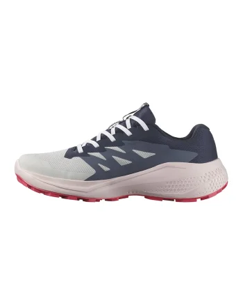 Pantofi low-cut pentru alergat, Alb/Albastru prafuit