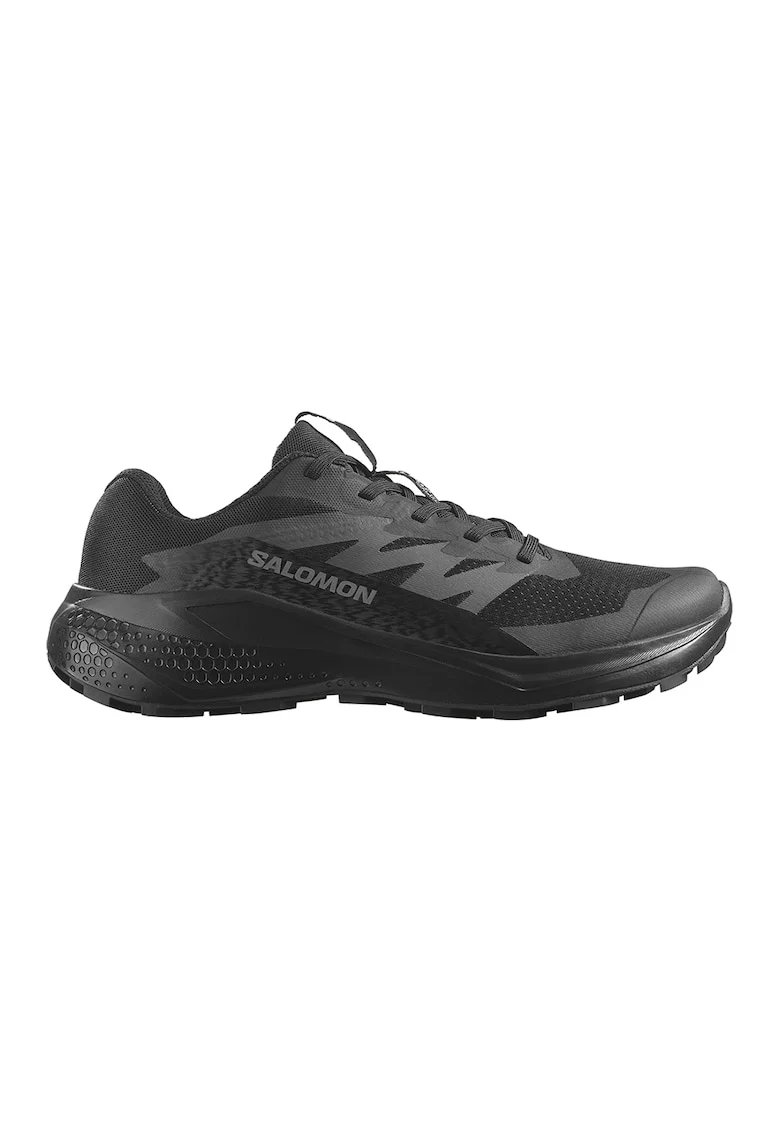 Pantofi low-cut din material textil, pentru alergare, Negru/Negru stins