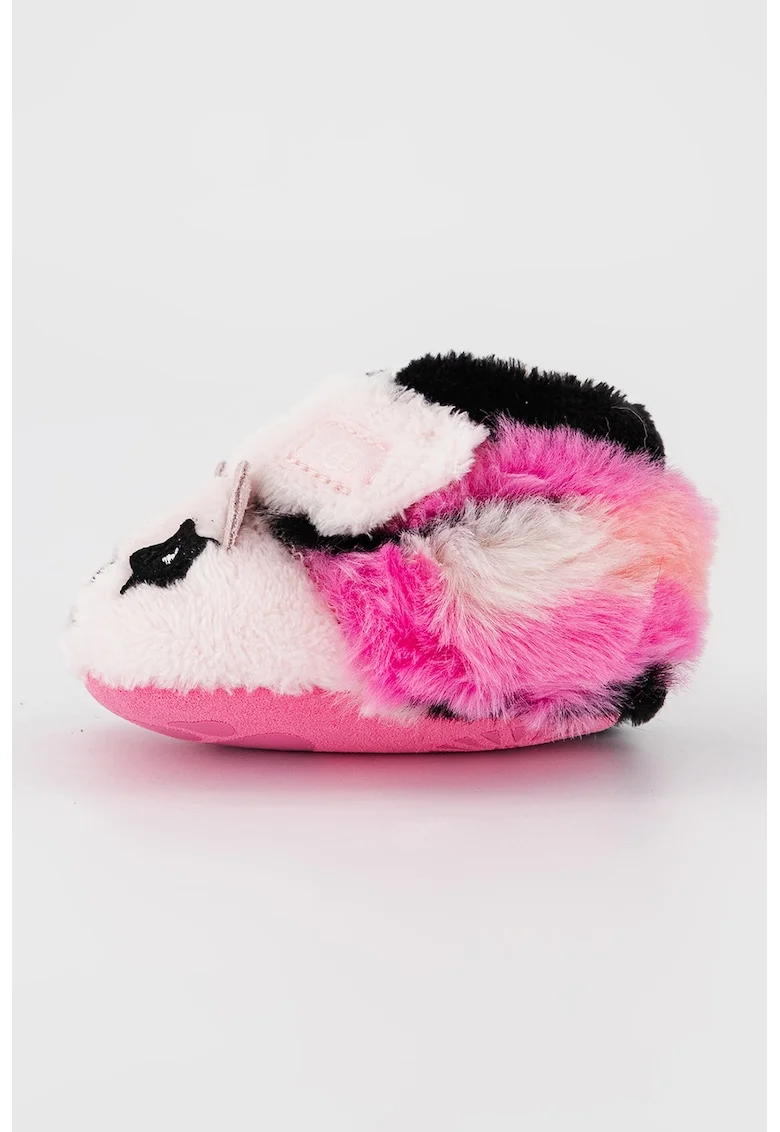 Botosei pufosi Bixbee Panda, Negru, Roz,