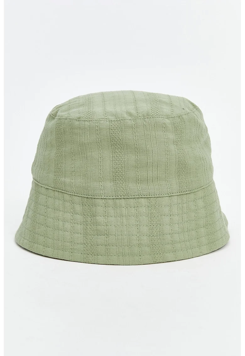 Palarie uni de bumbac cu velcro, Verde sparanghel