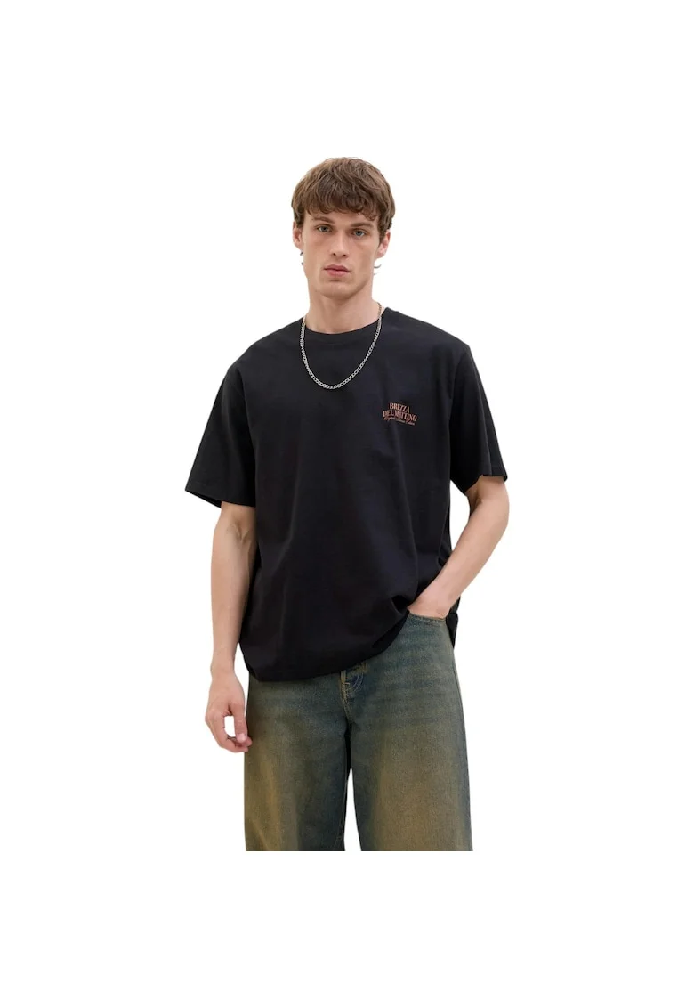 Tricou JACK &JONES Hydra Photo 45855, Negru
