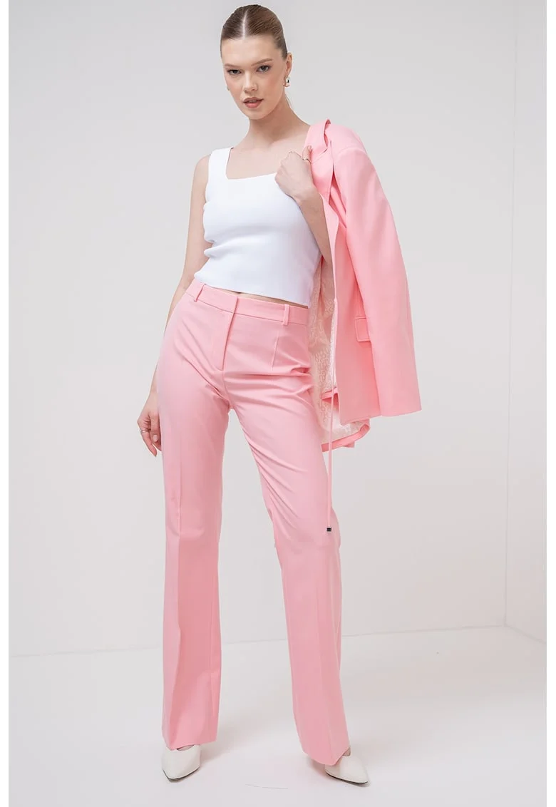 Top crop cu decolteu patrat Nuage, Alb optic