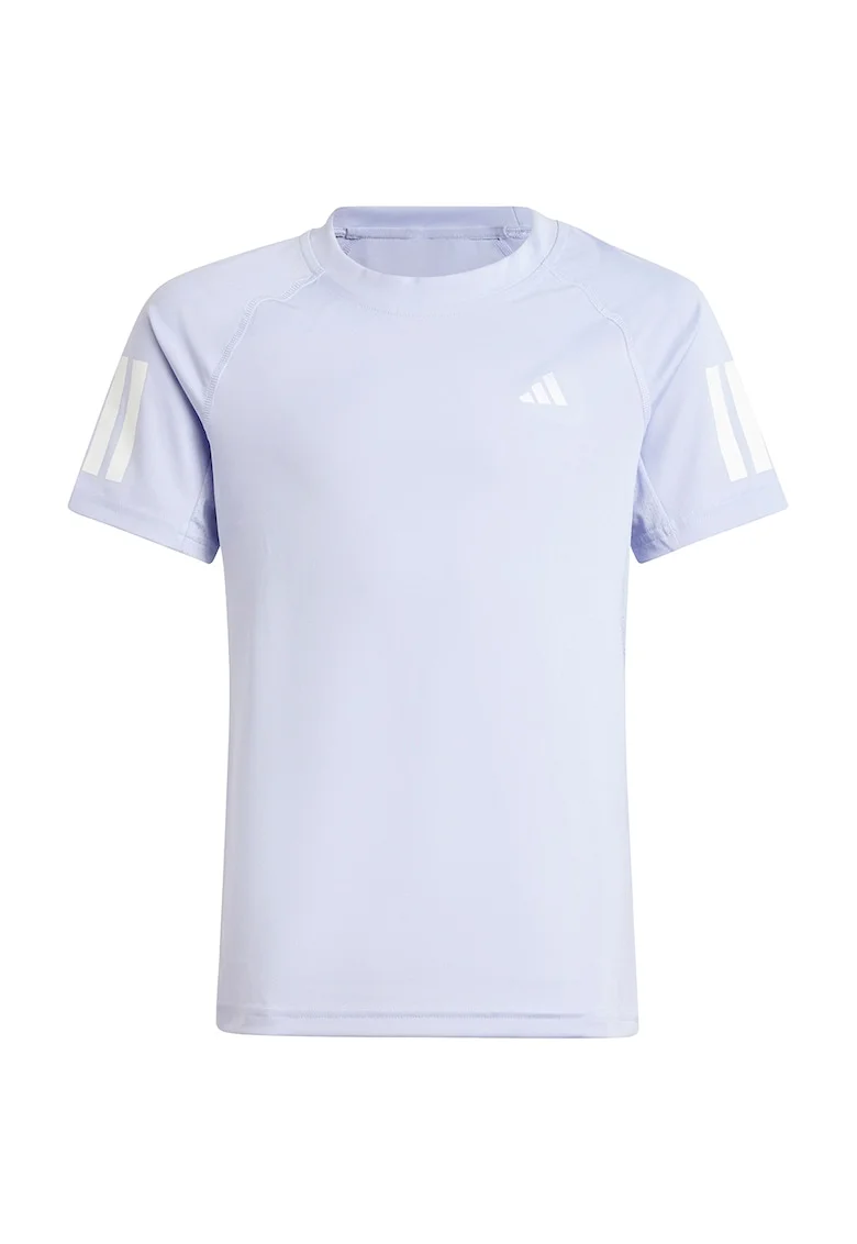 Tricou pentru tenis Club, Lila pal/Alb optic