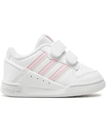 Pantofi sport copii  Team Court 2 Str Cf I, Alb