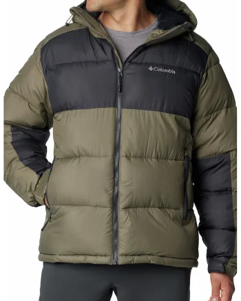 Geaca matlasata cu gluga Pike Lake™ II, Gri carbune/Kaki