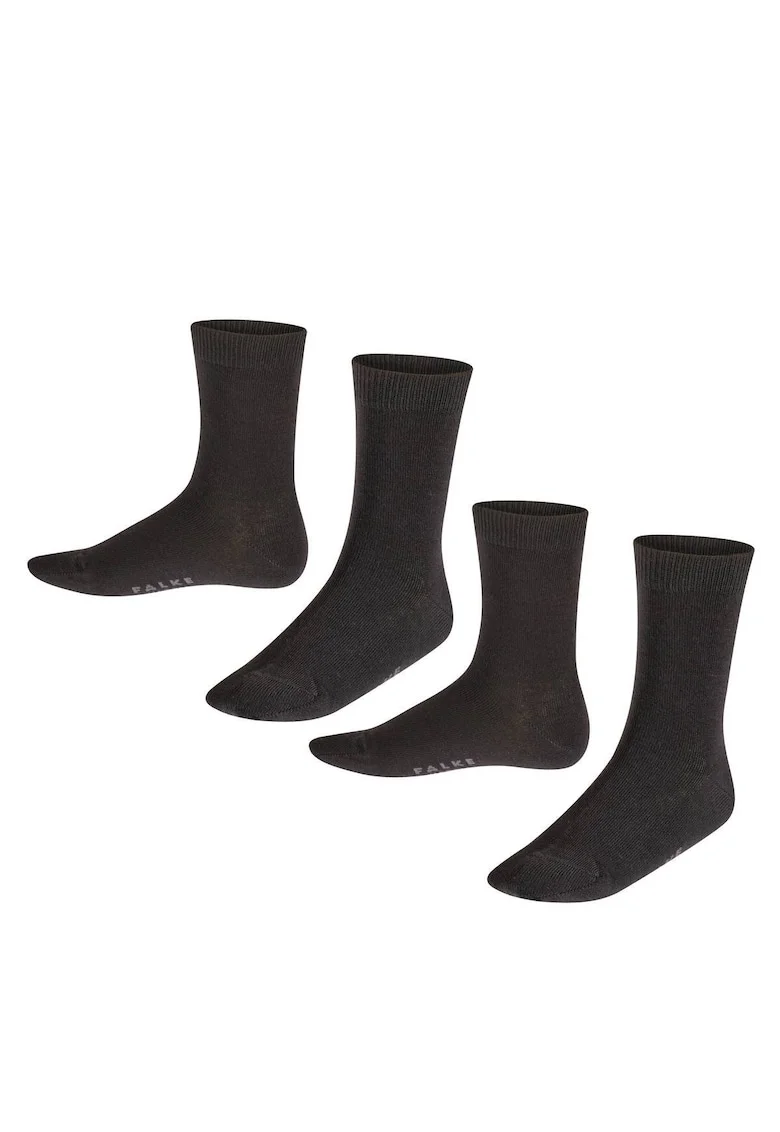 Set de sosete scurte Happy - 2 perechi, Negru
