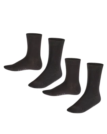 Set de sosete scurte Happy - 2 perechi, Negru