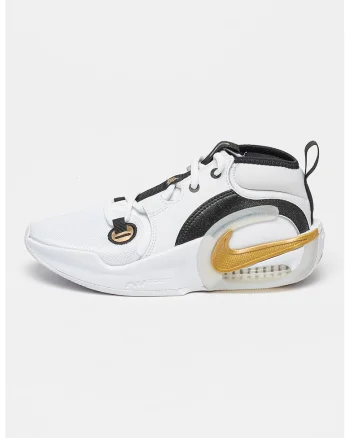 Pantofi mid-cut pentru baschet Air Zoom Crossover 2, Alb/Auriu
