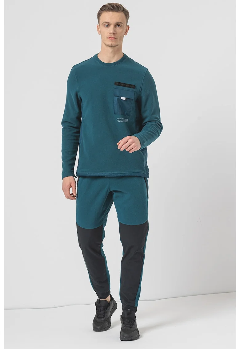 Bluza pentru antrenament ColdGear Infrared Utility, Albastru petrol
