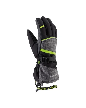 Manusi  Soren Freeride, Negru-Verde Lime - Marime: 10