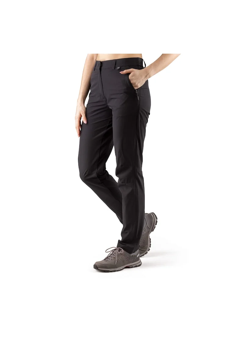 Pantaloni trekking,  Expander Ultralight, Poliamida, Negru, Negru